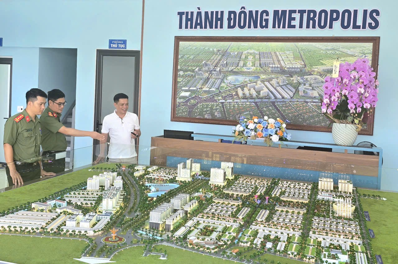 Phòng An ninh kinh tế phát huy vai trò nòng cốt giữ vững ANTT tại dự án trọng điểm phía Tây thành phố